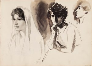 Figures by Albert Edelfelt