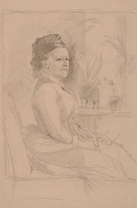 Portrait Study of Commercial Councillor Sinebrychoff by Albert Edelfelt