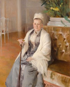 Portrait of Mrs. Anna Sinebrychoff by Albert Edelfelt