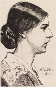 Portrait of Mrs. Michaela Pooley (née Krohn) by Albert Edelfelt