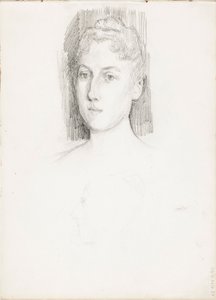 Portrait of a Woman by Albert Edelfelt