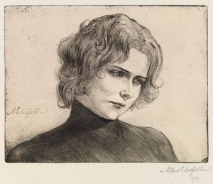 Portrait of the Actress Elli Grahn-Niska by Albert Edelfelt