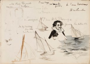Sails and Figures by Albert Edelfelt