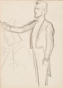 Robert Kajanus, Sketch for a Portrait by Albert Edelfelt