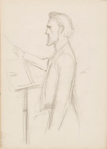 Robert Kajanus, Sketch for a Portrait by Albert Edelfelt