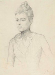 Study for the Portrait of Elisabeth Marti (née Grosjean); Woman