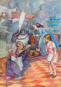 Illustration for Alice in Wonderland by Albert Edward Jackson