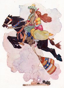 The Horse Rose into the Air