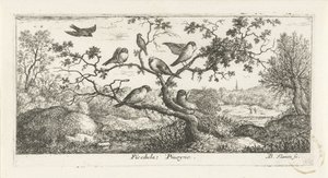 Landscape with Snipes by Albert Flamen