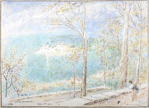 Lake Orta from the Sacremonte by Albert Goodwin
