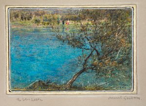 The Blue Lake, Kanderstag by Albert Goodwin