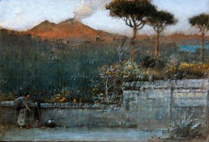 Vesuvius by Albert Goodwin
