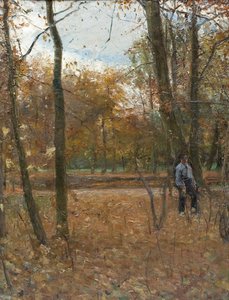 Autumn in Søndermarken by Albert Gottschalk