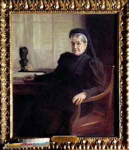 Portrait of Madame Pasteur, widow of Louis Pasteur