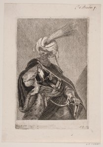 A Black African in Armor by Albert Haelwegh