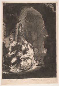 Lot and His Daughters by Albert Haelwegh