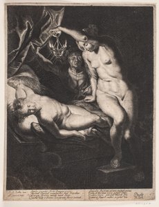 Psyche and the Sleeping Amor by Albert Haelwegh