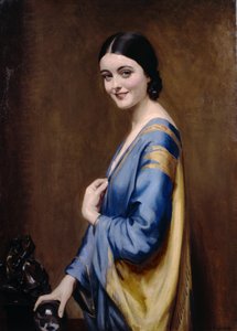 Blue and Gold Dress