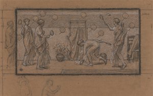Study for Battledore and Shuttlecock by Albert Joseph Moore