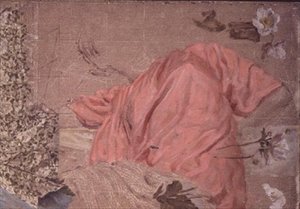 Study of a Draped Figure and Flowers by Albert Joseph Moore