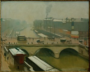 View of the Pont St. Michel in Paris
