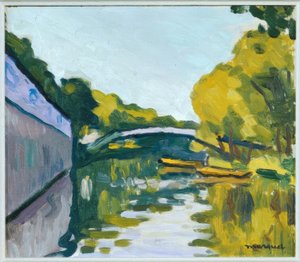 Canal in the Vicinity of Paris