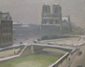 Notre Dame in the Snow, after 1912