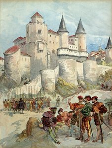 A Prisoner, Francois 1st (1494-1547) Was Locked in a Tower of the Alcazar in Madrid (Spain) Until 1526. Illustration
