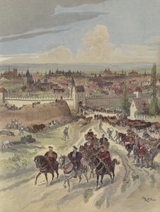 Francis I Working on the Ramparts of Paris by Albert Robida