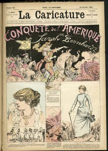 Illustration for the Cover of The Caricature (1880)