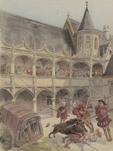 The Boar of Amboise by Albert Robida