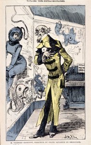 Mr. Valentin Croknuff, director of the great aquarium of Melbourne, parody of Jules Verne, 