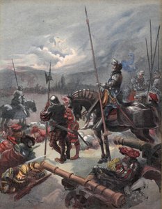 On the night of Marignan, illustration from 