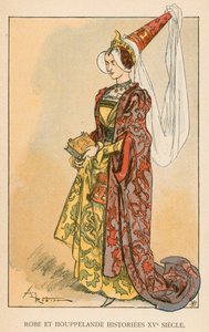 Robe et Houppelande Historiees 15th Century by Albert Robida