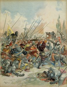 Sixth Italian War (1521-1526): King Francois I in Pavia on February 24