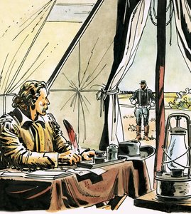 General George Custer by Alberto Giolitti