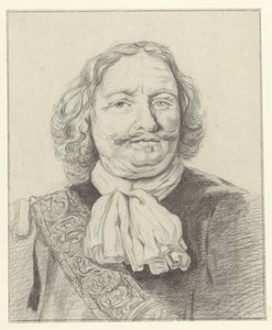Portrait of Egbert Meussen Kortenaer by Albertus Brondgeest