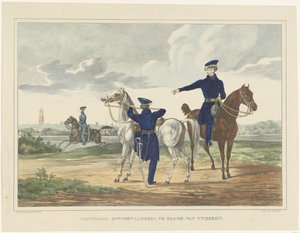 Voluntary Peacekeepers on Horseback from Utrecht, 1830