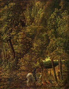 Saint George Fighting the Dragon by Albrecht Altdorfer