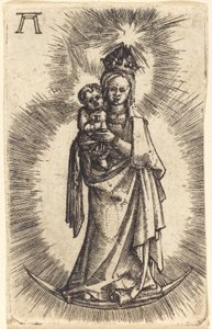 Madonna and Child Standing with a Crescent by Albrecht Altdorfer