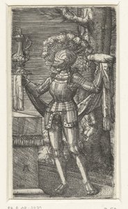 Knight with Wine and Bread by Albrecht Altdorfer