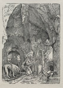 St. Jerome in the Cave by Albrecht Altdorfer