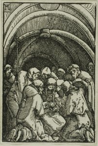 The Death of the Virgin, from The Fall and Redemption of Man by Albrecht Altdorfer