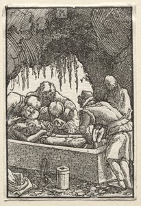 The Fall and Redemption of Man: Burial of Christ by Albrecht Altdorfer