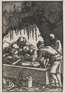 The Fall and Redemption of Man: Burial of Christ by Albrecht Altdorfer