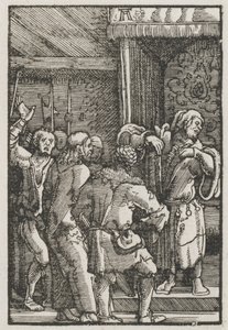 The Fall and Redemption of Man: Christ before Caiaphas by Albrecht Altdorfer