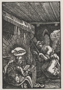 The Fall and Redemption of Man: The Annunciation by Albrecht Altdorfer