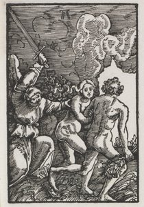 The Fall and Redemption of Man: The Expulsion from Eden by Albrecht Altdorfer