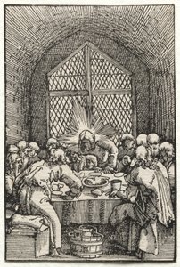 The Fall and Redemption of Man: The Last Supper by Albrecht Altdorfer