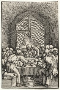 The Fall and Redemption of Man: The Last Supper by Albrecht Altdorfer